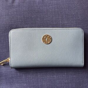 Light Blue DKNY Wallet